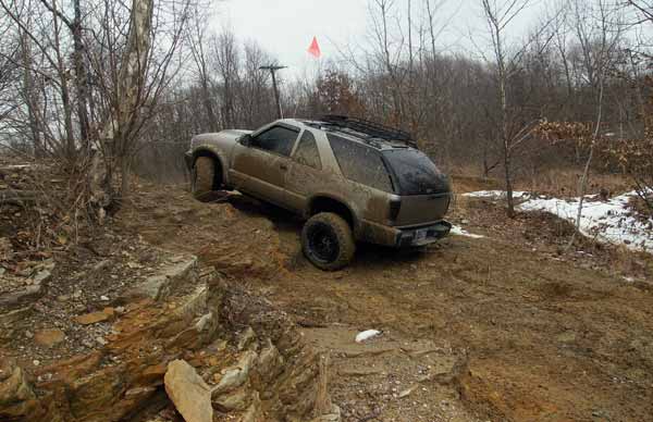 Dave, messing around in the quarry