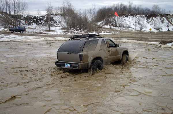 Dave's ZR-2 in the lake