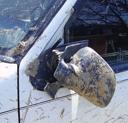 The Ho - Smashed wing mirror