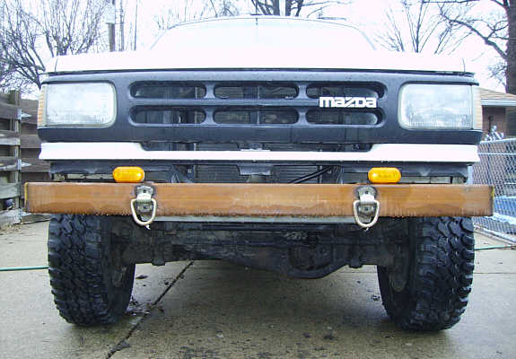 The Ho - the newly fitted front bumper
