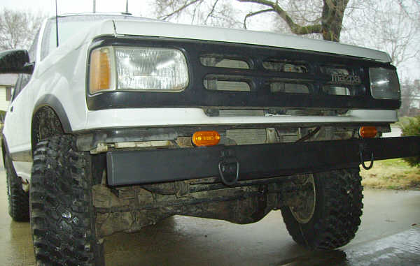 The Ho - Front bumper before fitting the winch