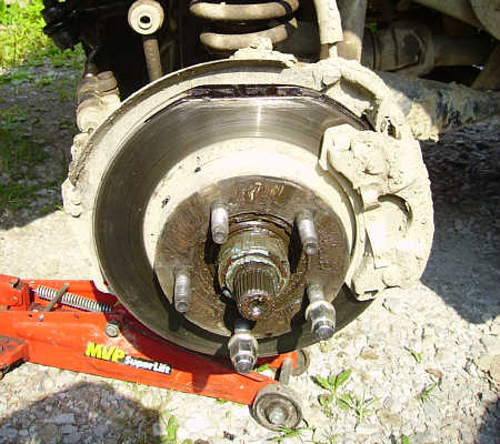 The Ho - worn front rotor