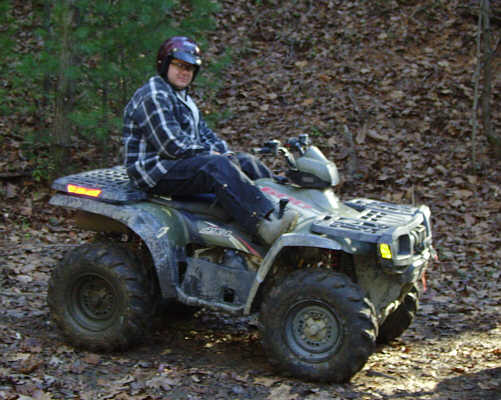 Andy and his Polaris ATV