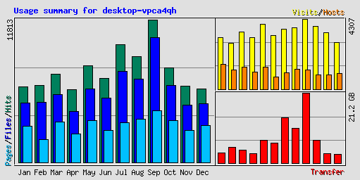 Usage summary for desktop-vpca4qh